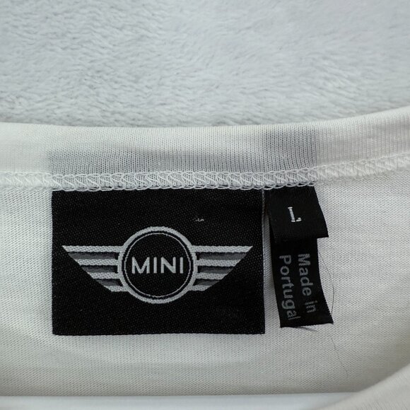 Mini Cooper T Shirt Mens L White Car Logo Graphic - Picture 3 of 10